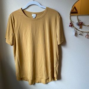 A New Day Women’s Short Sleeve Yellow T-Shirt